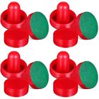  4 Sets Air Hockey Table Replacement Ice Pusher Pucks for Game Tables