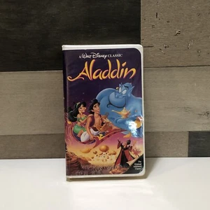 Walt Disney's Aladdin VHS Tape RARE Black Diamond Classic #1662 - Picture 1 of 5