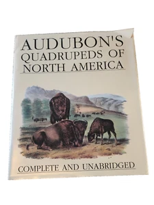 Vintage 1989 Audubon's Quadrupeds of North America Complete & Unabridged HC - Imagen 1 de 17
