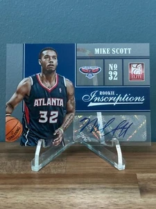 Mike Scott 2012-13 Elite Rookie Inscriptions RC Auto #94 Hawks - Imagen 1 de 2