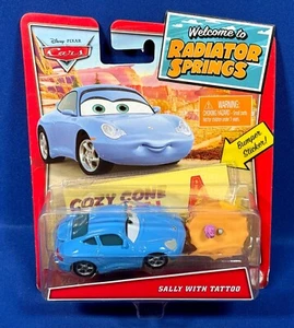 New - SALLY WITH TATTOO - WELCOME TO RADIATOR SPRINGS Pixar CARS Bumper Sticker - Picture 1 of 8