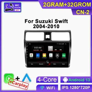 Android Auto Car Radio For Suzuki Swift 2004-2010 CarPlay GPS Multimedia Player - Picture 1 of 28