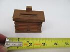 Mammouth Cave, Ky Log Cabin Souvenir Wood Coin Bank Vintage