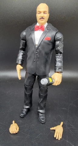 WWE Elite WrestleMania "Mean" Gene Okerlund Build-A-Figure Cover