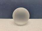Frosted Crystal Glass Tennis Ball Paperweight 2