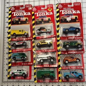 12-Vintage Tonka 1/64 gekrempelt/Werkseitig versiegelt/ungeöffnet. - Bild 1 von 5