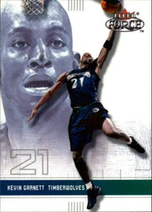 2001-02 Fleer Force Minnesota Timberwolves Basketball Karte #65 Kevin Garnett - Bild 1 von 2