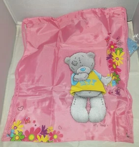 Me to You Tatty Teddy drawstring bag pink multi kids school gym swimming new - Picture 1 of 2