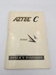 Piper Aztec C Owner's Handbook Manual PA-23-250 753-665 Rev 1965 - Bild 1 von 7