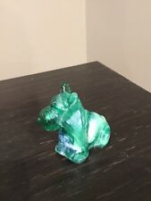 Boyd Glass JB the Scottie Dog in Green And White  Slag 1983