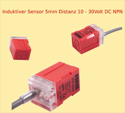 MARKENLOS Induktiver Näherungsschalter / Sensor 10-30 Volt NPN 5mm CNC 3D Drucker Endstop