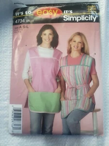 Simplicity Sewing Pattern S4734  Aprons sizes SMALL MEDIUM LARGE - Picture 1 of 3