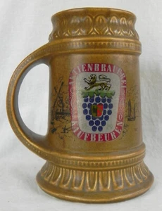McCoy "Aktienbrauerei Kaufbeuren" Stoneware Beer Stein #6042, 48 oz, USA - Picture 1 of 11