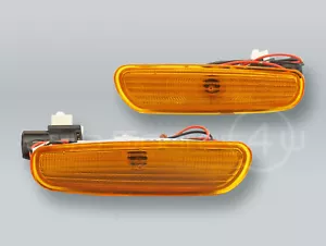 TYC Rear Bumper Turn Signal Lights Side Markers PAIR fits 96-00 VOLVO S40 V40 - Picture 1 of 2