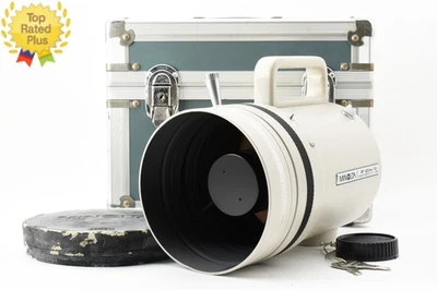 【Near Mint w/ Trank】 Minolta RF 800mm f/8 White Reflex Mirror Lens From JAPAN - Photo 1/4