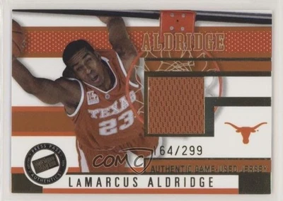 Camisetas Press Pass 2006 doradas/299 LaMarcus Aldridge #JC/LA novato radiocontrol Foto 1 de 2