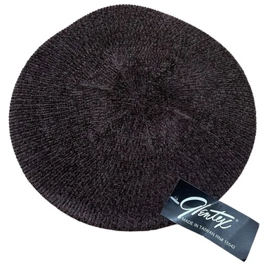 Винтажный много коричневый шениль вязаный берет парижский Artsy шляпа OS мертвый запас - Изображение 1 из 4