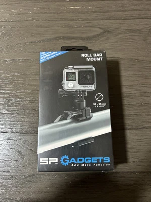 SP - Gadgets - GoPro Roll Bar Mount - Black - Image 1 of 4