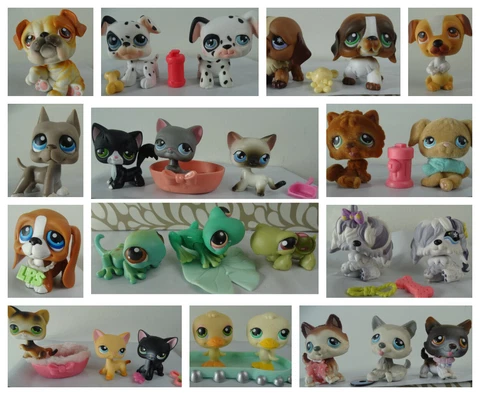 Littlest Pet Shop 1st Generation LPS Pets 2004-7, PINK/SILVER Magnets U PICK Cover