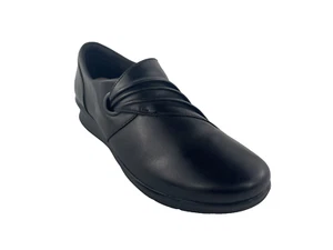 Clarks Collection Women's Black Slip On Dress Loafers Size 9.5 M 261444354070 - Picture 1 of 13