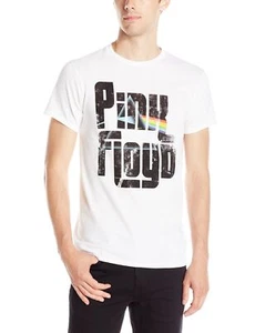 Pink Floyd Adult New T-Shirt - Distressed Name Darkside Style - Picture 1 of 1