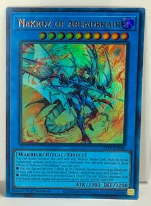 Nekroz of Areadbhair - MISPRINT GFTP-EN008 Factory Ink Error- YuGiOh Card F36 - Picture 1 of 2