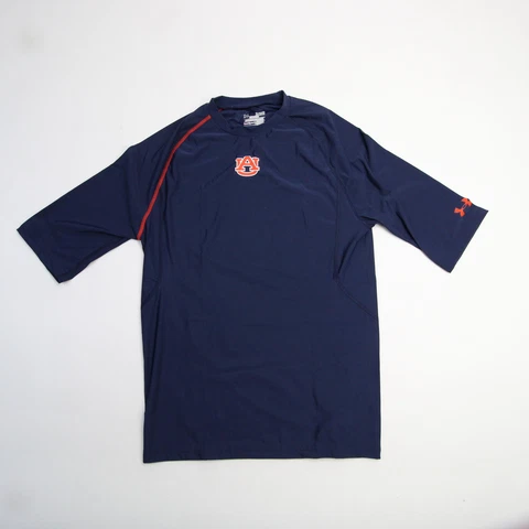 Auburn Tigers Under Armour HeatGear Compression Top Men's XL 2XL 3XL Navy New Cover