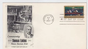 TurtlesTradingPost- Thomas Eakins Artist #1335 -1967 FDC- Fleetwood Cachet - Picture 1 of 1