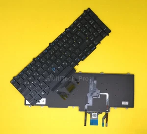 DE Tastatur Dell Precision 3510 3520 3530 7510 7520 7710 7720 mit Beleuchtung - Bild 1 von 3