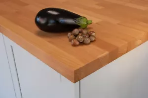 Beech Worktop - Solid Wood Kitchen Worktop - Beech Countertop - 2M 3M 4M Long - Picture 1 of 9