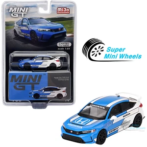 Mini GT 1:64 Honda Civic Type R #3 2023 Pace Car Blue #753 - Picture 1 of 5