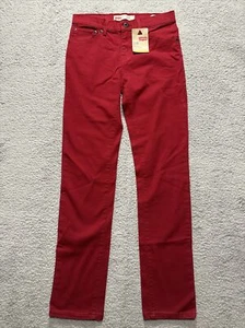 Levi’s  510 Skinny  Size 18 Reg  29X29 Red Jeans Pants NWT - Picture 1 of 13