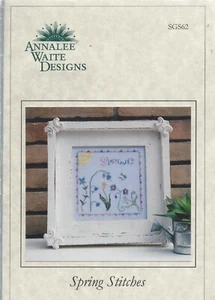 Spring Stitches ~ Annalee Waite Designs SG362 - Cross Stitch Pattern - Picture 1 of 3