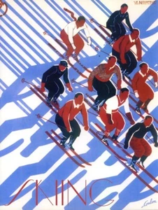 Skiing, Vintage Sophie, Wall Art Print Poster 14" x 11" 1967 - Picture 1 of 1