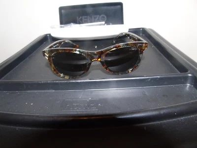 KENZO Womens Ecaille Round Havana Animal Pattern 50mm Sunglasses 132138 KZ3173 - Image 1 of 4