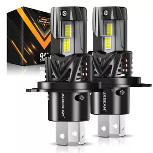 AUXBEAM Q40 H4 9003 LED Faros Luz Alta/Baja 120W 30000LM 6500K Blanco Frío - Imagen 1 de 12