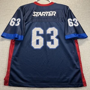 STARTER, Vintage Jersey #63, Size XL, Navy/Red - Picture 1 of 7