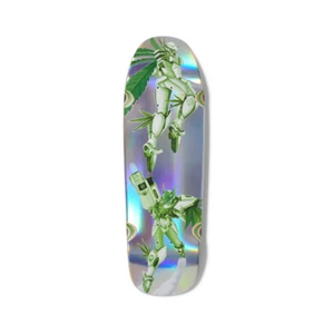 HUF Worldwide X Alienlabs Holofoil 10" Skateboard Deck - SALE WAS £100! - Picture 1 of 4