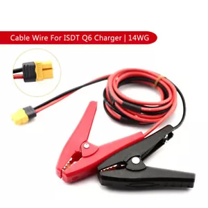 XT60 Verbindungskabel 14WG Batterie Krokodilklemme für ISDT Q6 Ladegerät Buchse - Bild 1 von 13