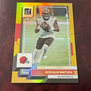 2022 PANINI DONRUSS DESHAUN WATSON Premium PRESS PROOF PARALLELO #180 MARRONI - Foto 1 di 1