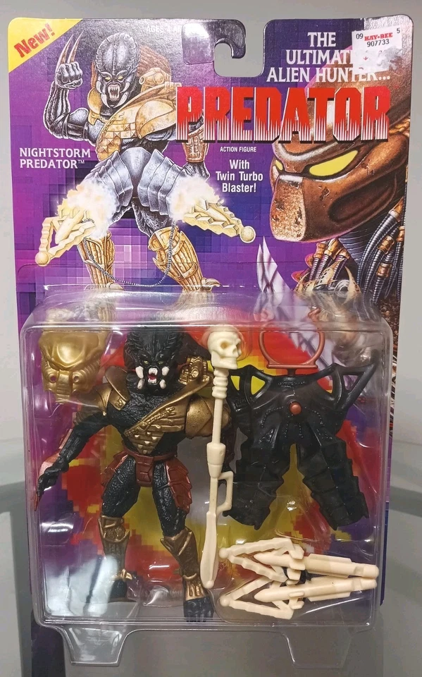 Figura de acción de colección NIGHTSTORM PREDATOR 5 1/2" Turbo Blaster Kenner 1994 Foto 1 de 4