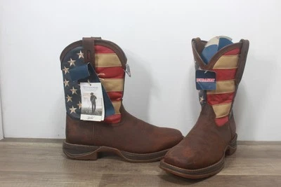 Bota Western Durango Rebel 12"" bandera americana para hombre talla 11D {MB-581] Foto 1 de 4