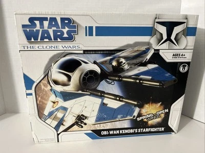 Star Wars Clone Wars Obi-Wan Kenobi’s Starfighter NUEVO Foto 1 de 4