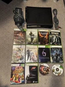 Xbox 360 120GB Konsole Bundle Lot mit 12 Spielen Controller & Kabeln GETESTET - Bild 1 von 15