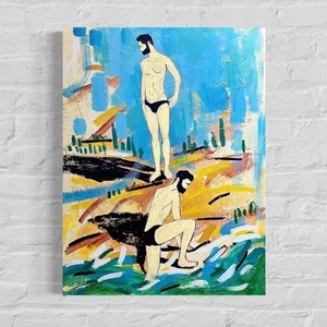 Oil paintings. Contemporary art. men. Portrait.male picture. Men Portrait - Picture 1 of 3