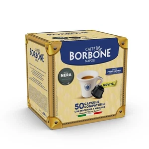 50 Kapseln Kaffee Bourbon 100% kompatibel Dolce Gusto Nescafè Mischung SCHWARZ - Bild 1 von 3