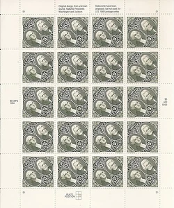 US 2592 Washington and Jackson $5 sheet MNH 1994 - Picture 1 of 1