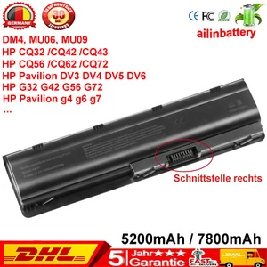 6/9Zellen MU06 MU09 Akku für HP Pavilion g4 g6 g7 DM4 CQ32 CQ42 CQ56 G42 G56 G72 - Bild 1 von 14
