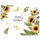 Sonnenblume Wandaufkleber Aufkleber Wandbild Papier Kunst Kinder Zimmer Dekor