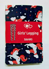 Bobbie Brooks Girls' Legging SM 6/6x Unicorns
